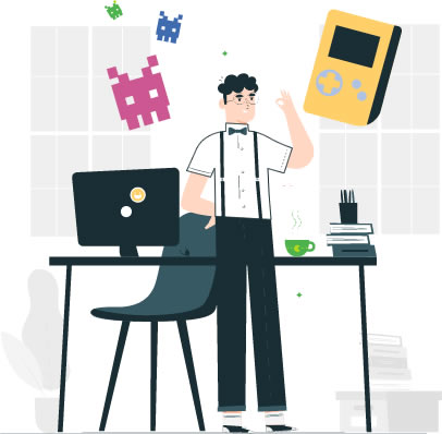 Desenvolvimento de Games Ilustração Desenvolvimento de Games